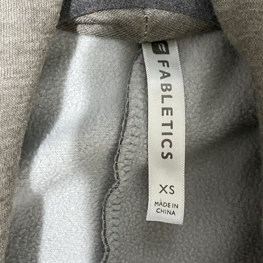 Fabletics Size XS Gray Open Cardigan Jacket With Cinched Waist - Picture 4 of 9